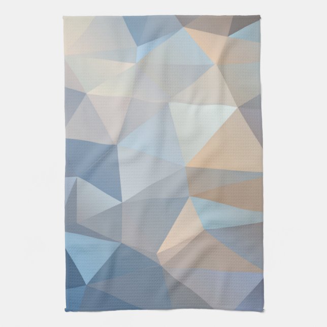 Cool Abstract Triangle Pattern Kitchen Towel (Vertical)