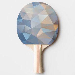 Cool Abstract Triangle Pattern Ping-Pong Paddle