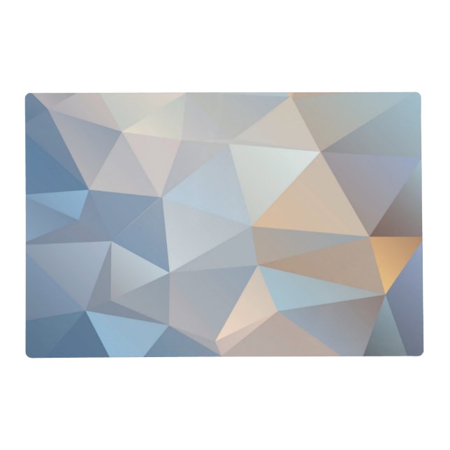 Cool Abstract Triangle Pattern Placemat (Front)