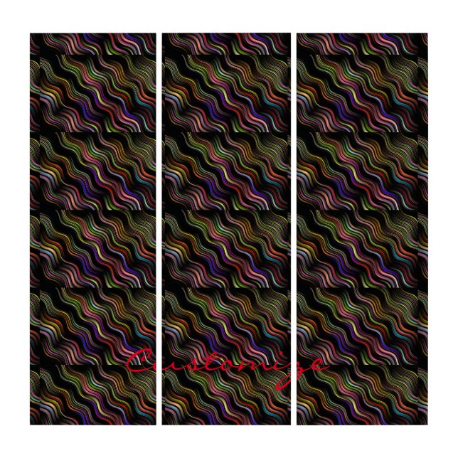 Cool Abstract Wavy line art Thunder_Cove (Front)