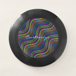 Cool Abstract Wavy line art Thunder_Cove Wham-O Frisbee