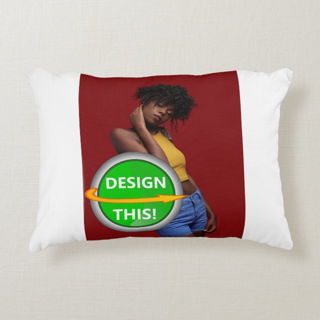 COOL! Accent Pillow 12" x 16"- polyester Customize (Front)