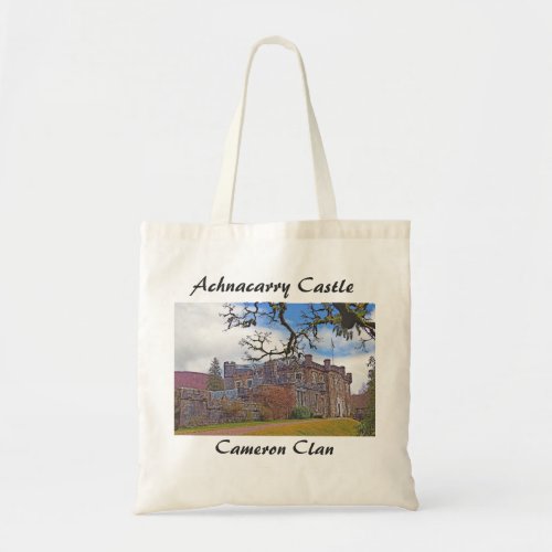 Cool Achnacarry Castle Scottish Cameron Clan Tote Bag