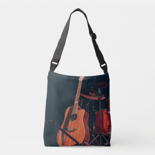 Cool Acoustic Guitar Crossbody Bag