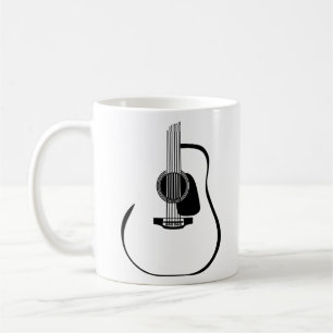Cool Acoustic Guitar Guitarist Music Rock Guitar Coffee Mug