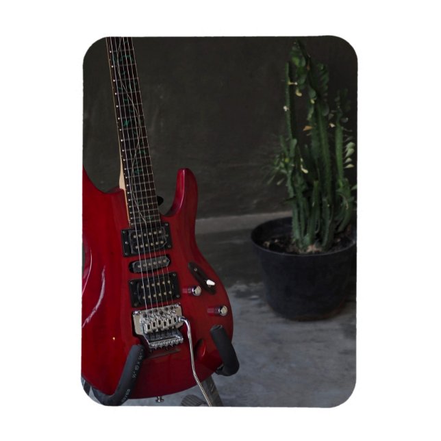 Cool Acoustic Guitar Magnet (Vertical)