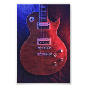 Cool Acoustic Guitar Photo Print