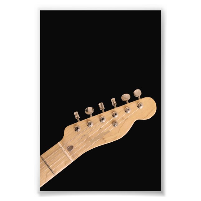 Cool Acoustic Guitar Photo Print (Front)