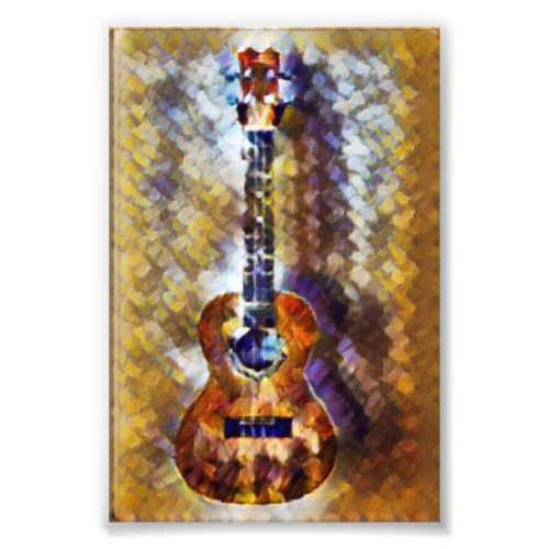 Cool Acoustic Guitar Photo Print
