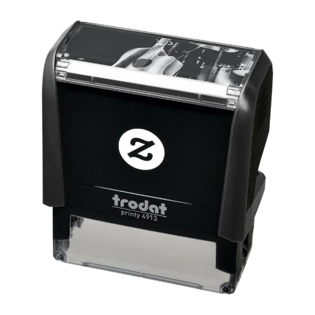 Cool Acoustic Guitar Self-inking Stamp (Product)