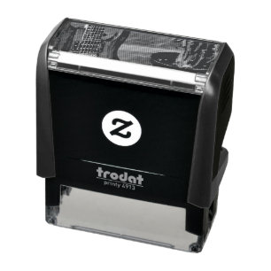 Cool Acoustic Guitar Self-inking Stamp