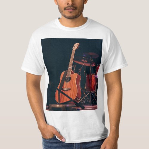 Cool Acoustic Guitar T_Shirt