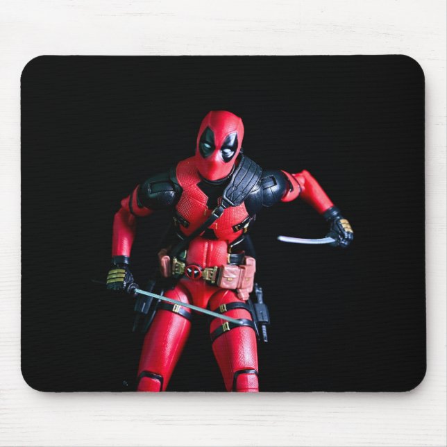 Cool Action Figure Superhero Mouse Pad (Front)