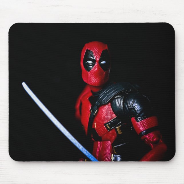 Cool Action Figure Superhero Mouse Pad (Front)