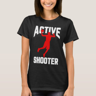 Cool Active Shooter Basketball Men Women T-Shirt
