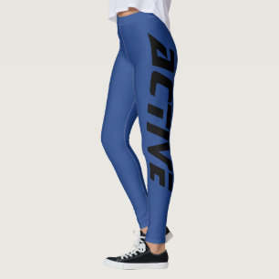 Cool Active Sport Blue Leggings