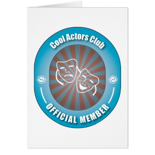 Cool Actors Club Cards (Front)