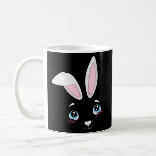 Cool Adorable Easter Bunny Face Costume  Coffee Mug