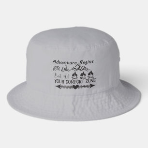 Cool Adventure word art  Bucket Hat