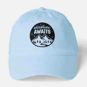 Cool adventure word art hat