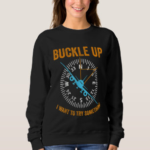 Cool Aerospace Engineering Lifestyle Airplane Pilo Sweatshirt