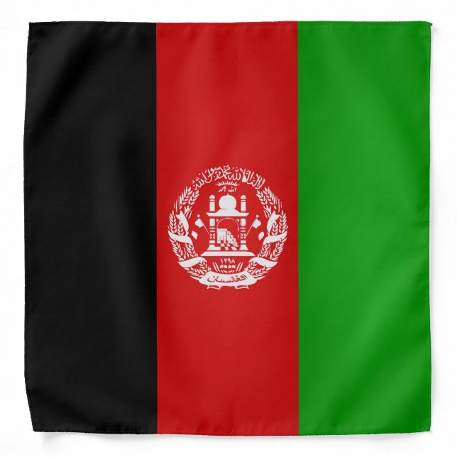 Cool Afghanistan Flag Fashion Bandana (Front)