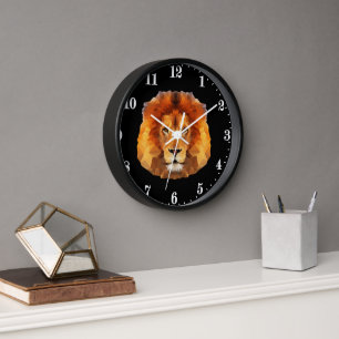 cool Africa lion lovers Clock