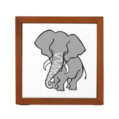 Cool  African Elephant _Wildlife warrior _ Desk Organizer