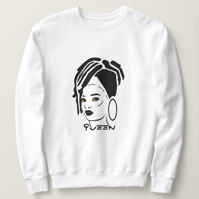 Cool African Queen Sweatshirt (Design Front)