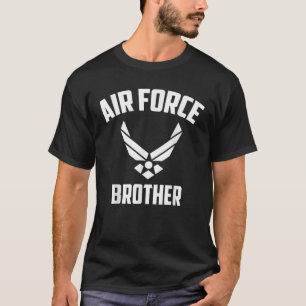 Cool Air Force Brother Gift Best Proud Military Bo T-Shirt