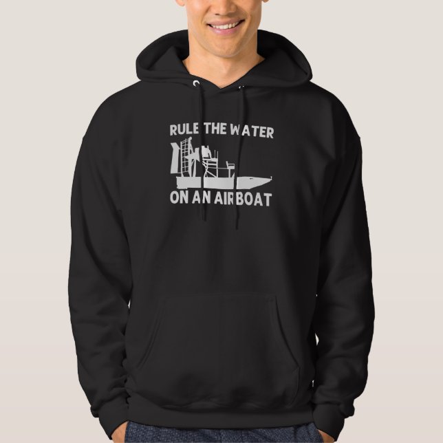 Cool Airboat For Men Women Airboating Watercraft B Hoodie (Front)