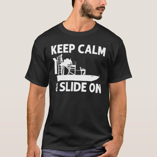 Cool Airboat For Men Women Airboating Watercraft B T-Shirt (Front)