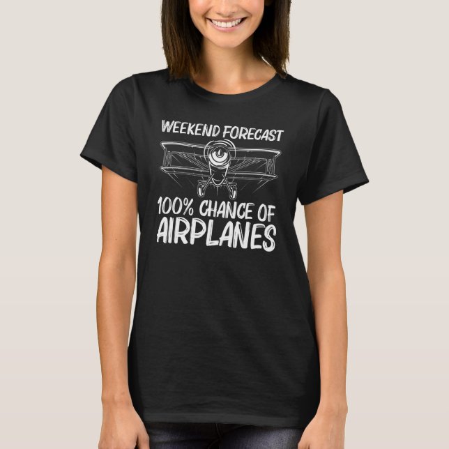 Cool Airplane For Men Women Airplane Pilot Aviatio T-Shirt (Front)