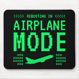 Cool Airplane Mode Mouse Pad