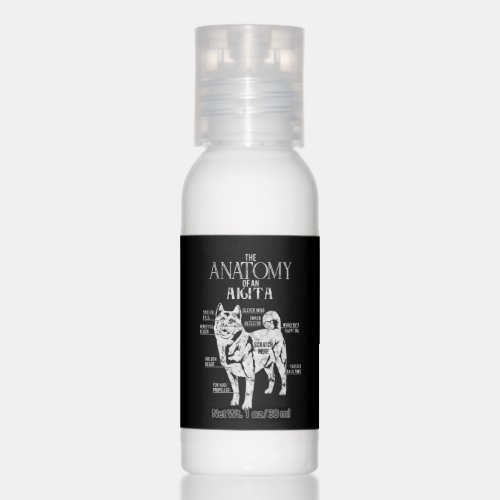 Cool Akita Anatomy Clos Gifts Dog Lovers Hand Lotion