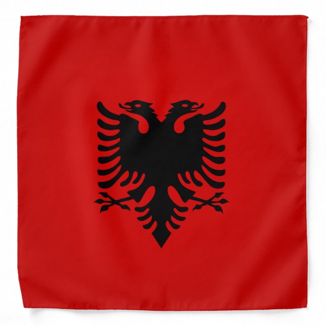 Cool Albania Flag Fashion Bandana (Front)