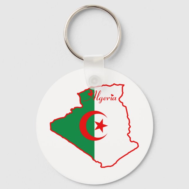 Cool Algeria Keychain (Front)