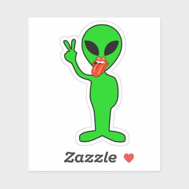 Cool alien sticker (Sheet)