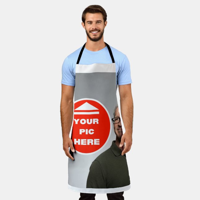 Cool! All-Over Print Apron - Personalized (Worn)