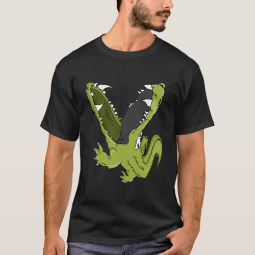Cool Alligator Crocodile Florida T_Shirt