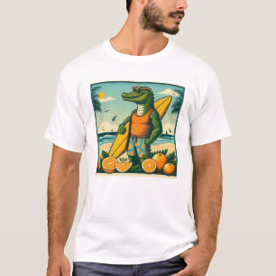 Cool Alligator Surfs T-Shirt