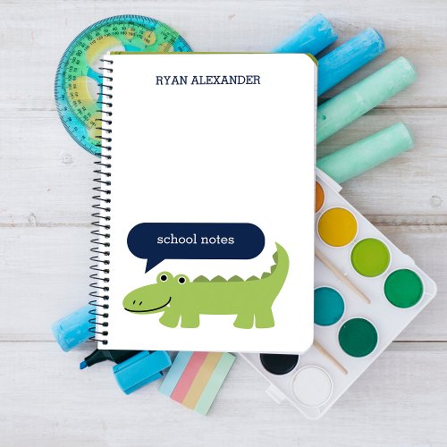 Cool Alligators Personalized Notebook