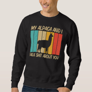 Cool Alpaca For Men Women Peruvian Animal Alpaca Sweatshirt