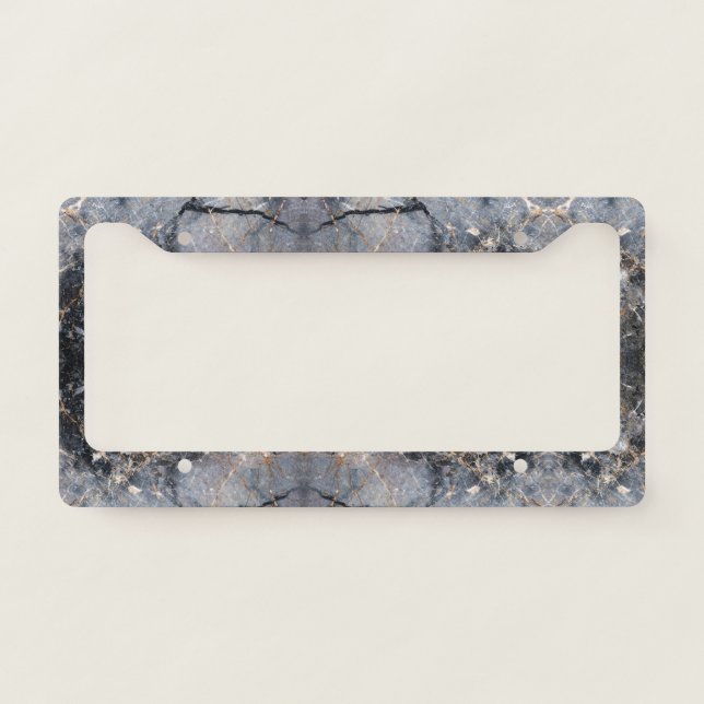 Cool Amazing Black  License Plate Frame (Front)