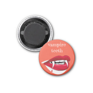 Cool Amazing Lips Vampire Teeth  Magnet