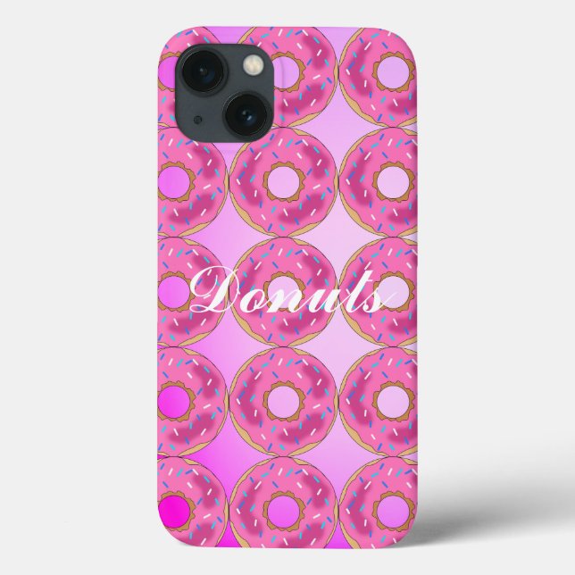 Cool, Amazing Pink Donuts Case-Mate iPhone Case (Back)