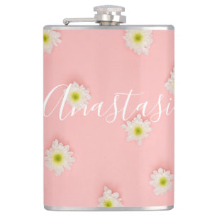 Cool, Amazing Pink Flowers Flask