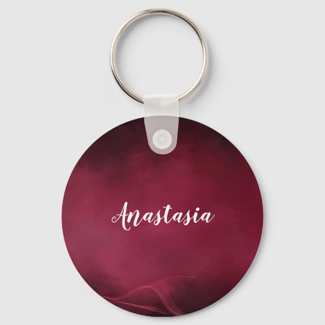 Cool, Amazing, red  Keychain (Front)