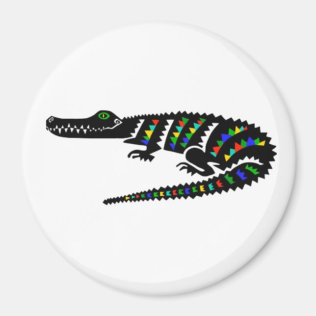Cool American CROCODILE -Wildlife -Reptile- Nature Magnet (Front)