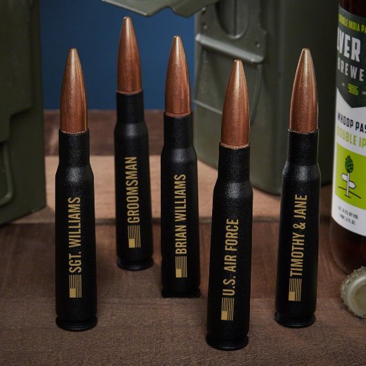 Cool American Flag 50 Cal Bottle Opener (Front)